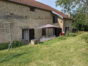Image of Charming Restored House with AC, Garage, and Enclosed Garden in Cusey