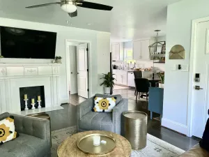 Image of Blue Door: Walk to Avondale, Dog-Friendly w Yard