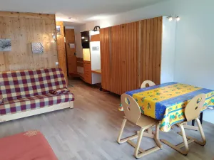 Image of Studio spacieux à Arc 1600 avec balcon, télé, wifi et animaux acceptés - FR-1-411-454