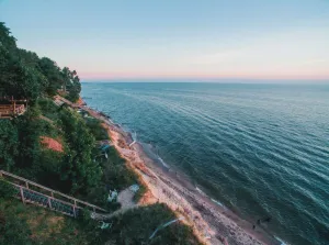 Image of Vintage Cottage on Lake Michigan