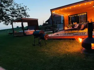 Image of Romantic chalet with jacuzzi in the heart of nature