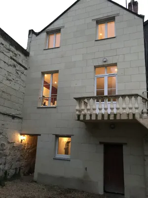 Image of Beautiful tufa stone house in Saumur Centre