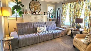 Image of The Loriann , A Boutique Stay in a 1940's Home. New Sleep Number Bed!