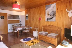 Image of 300m from shops, 1st floor, balcony, tv, ski locker, 38m², Alpe d'Huez