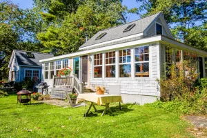 Image of Charming Bayview Cottage with Deck, Firepit, Garden - 200' from the Water