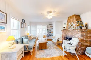 Image of Fantastic Family-Friendly Gem w\/Spacious Deck, Fast WiFi, & Beach Access Nearby