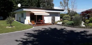 Image of house waterfront lake Geneva area of light