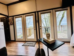 Image of The Sojourner tiny home w\/ views of Lake Pepin! Spacious deck\/firepit space!