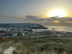Image of Direct Beach Access! Top Floor Apartment Perranporth