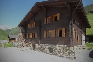 Image of House in the middle of the Swiss Alps