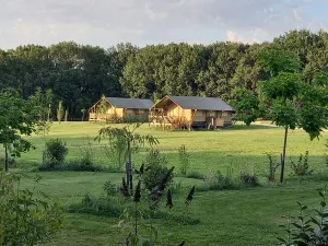 Image of NEW Monpazier Glamping safari tent family site Experience the great outdoors