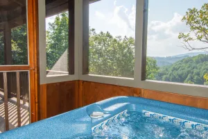 Image of Lazy Dog Log Cabin, Hot Tub, Fishing Lake, New River Access, Foosball
