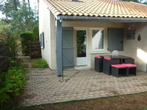 Image of Very nice two-room house with fenced garden in a quiet pine forest