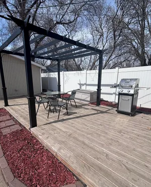 Image of Cozy home near Premier Center, Hospital & DT - Foosball, 65\"TV & Fenced Yard