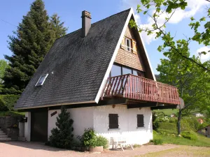 Image of Nice mountain chalet with beautiful view of the lake Close to the ski slopes