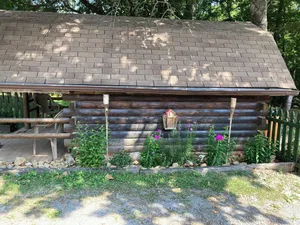 Image of Rustic Bee Cabin - camping