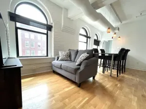 Image of A historic 1,000 square foot loft in the heart of the Old Market with Howard Street view