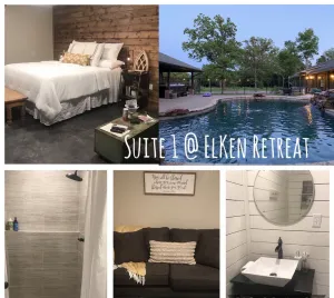 Image of Private King Suite-pool house,hot tub, spa, bfast!