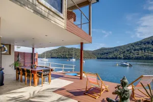Image of The Deckhouse, Cottage Point. Waterfront Adults Retreat.