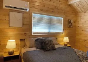 Image of Serene 1BR Cabin near NC Z00 with Loft & Waterview