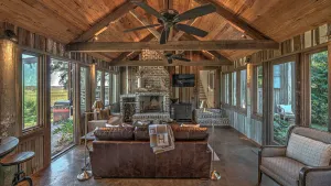 Image of 4-BR Hatcher House w\/ docks, pool, & private firepit on Emma's Driftwood Farm