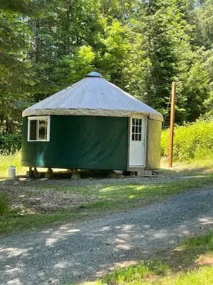 Image of 20' yurt on private property