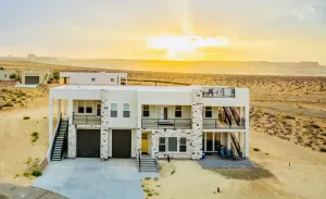 Image of Lake View Modern House with Beautiful Sunsets!