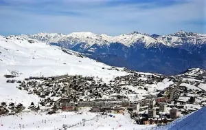 Image of 150m from shops, 5th floor, view ski slopes, balcony, tv, 33m², La Toussuire