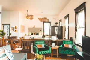 Image of The Courthouse Loft - History with a hot tub!