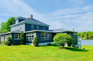 Image of Lake Front Lodge, Sleeps 20, Swim Deck, Fishing, Private Beach near Elk Mountain