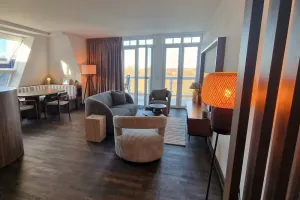 Image of Stylish and spacious penthouse vacation apartment with sauna and North Sea view - Resort Deichgraf