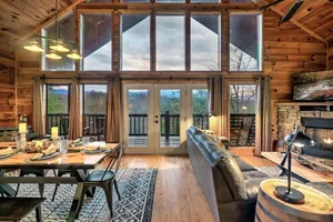 Image of Mountain View’s-Firepit-Hot tub- Modern Cabin between PForge & Gatlinburg