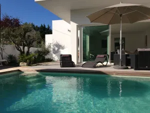 Image of New architect house, quiet with heated pool