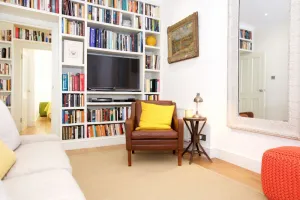 Image of Stylish retro apartment by Battersea Park