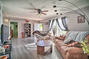 Image of Private Yard and Fire Pit Pet-Friendly Midway Abode