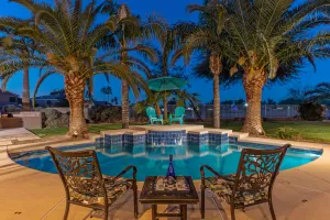 Image of Golf Course VIEW: Htd POOL, Hot Tub, Fire Pit, Game Room w\/Pool Table, TVs All BRs, 2 Kid's Bikes