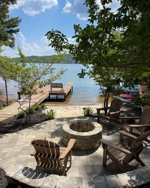 Image of Lakefront 5 BR home nestled on a private cove 1 hr from downtown Atlanta, Ga.