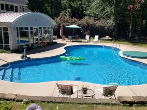 Image of Changes In Latitudes Pool & Apartment Raleigh NC.