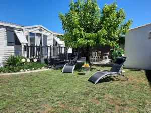 Image of Charming 2-Bedroom Mobile Home in Dolus-d'Oléron with Outdoor Kitchen, Terrace & Close to Beach