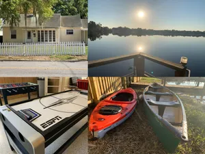 Image of Awesome Lake House With Private Dock, Canoe, Kayaks, Game-Room, & Lots To Do!!!