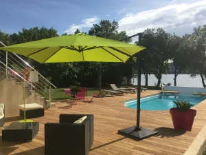 Image of A HAVEN OF PEACE, FEET IN THE WATER