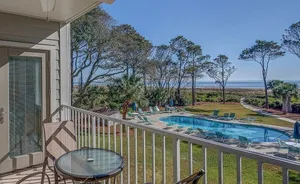 Image of Direct Oceanfront Private Villa Overlooking Pool/Beach - South Forest Beach - Right next to Coligny Plaza