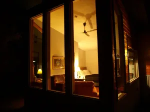 Image of Private, upscale Cabin,  \"roughing it\" my style.