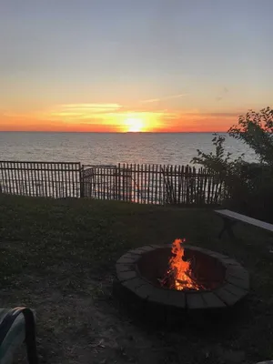 Image of Live on the Lake! 3 Bdr, huge living room, fire pit, cabana, SUNSETS and FUN!