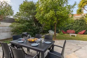 Image of Bright House With Terrace And Garden