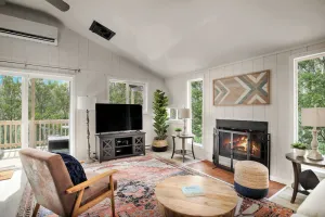 Image of Modern Cabin w Hot Tub, Wifi & Huge Deck!