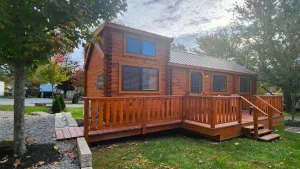 Image of Cozy Log Cabin w\/ Loft  #12. Minutes from Seven Springs and Hidden Valley!