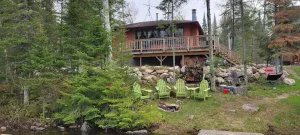 Image of Wolfe's Den: Lakefront 3-bedroom Cabin On Wakemup Narrows Lake Vermilion MN
