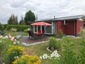 Image of Wooden house with large garden and sauna \"dogs welcome\"