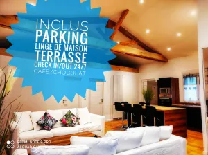 Image of - SUBLIME VILLA FELICIDAD - Proche hypercentre - Parking - Terrasse - WiFi